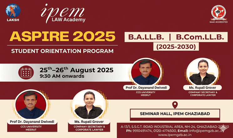 BA LLB & B.COM LLB Induction Programme 2025