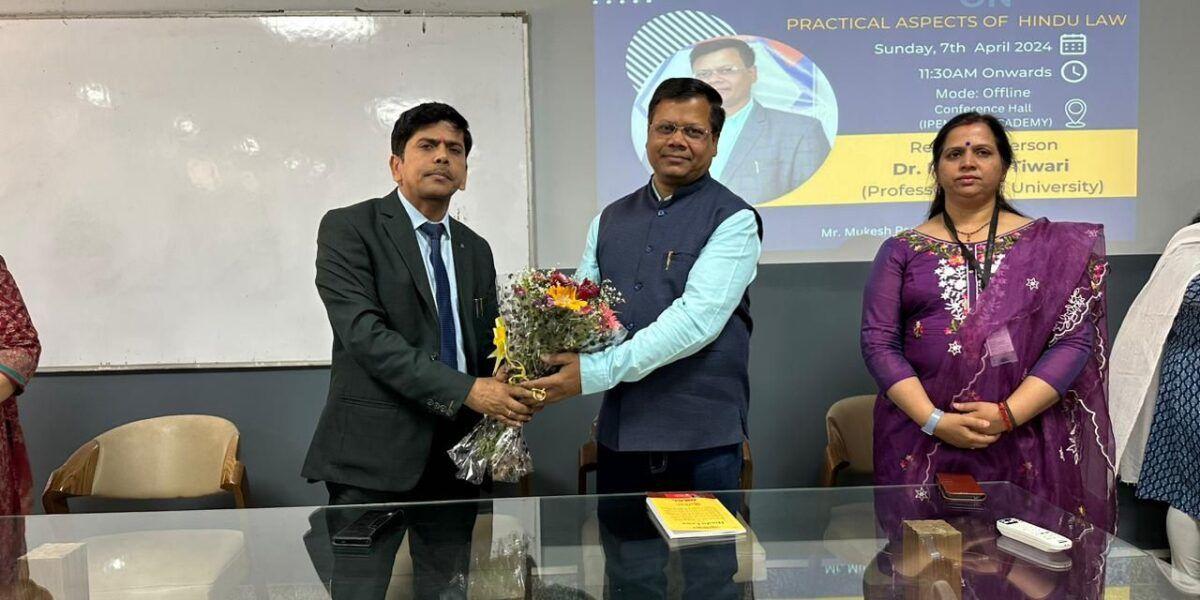 Guest lecture series on Hindu law