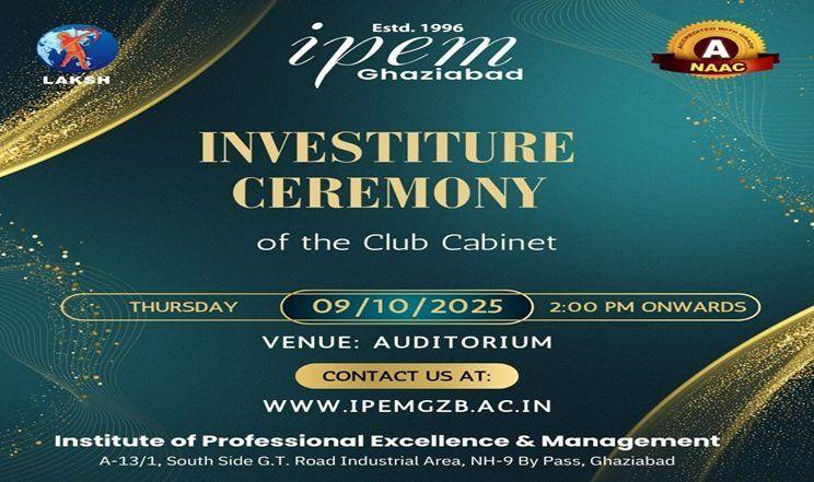 Investiture Ceremony of Club Cabinets
