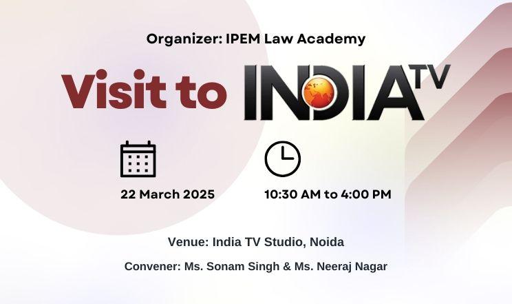 Visit to India TV Noida