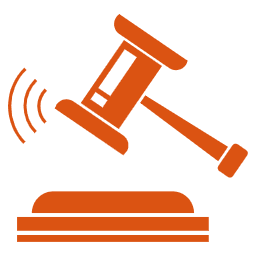 Gavel hammer icon